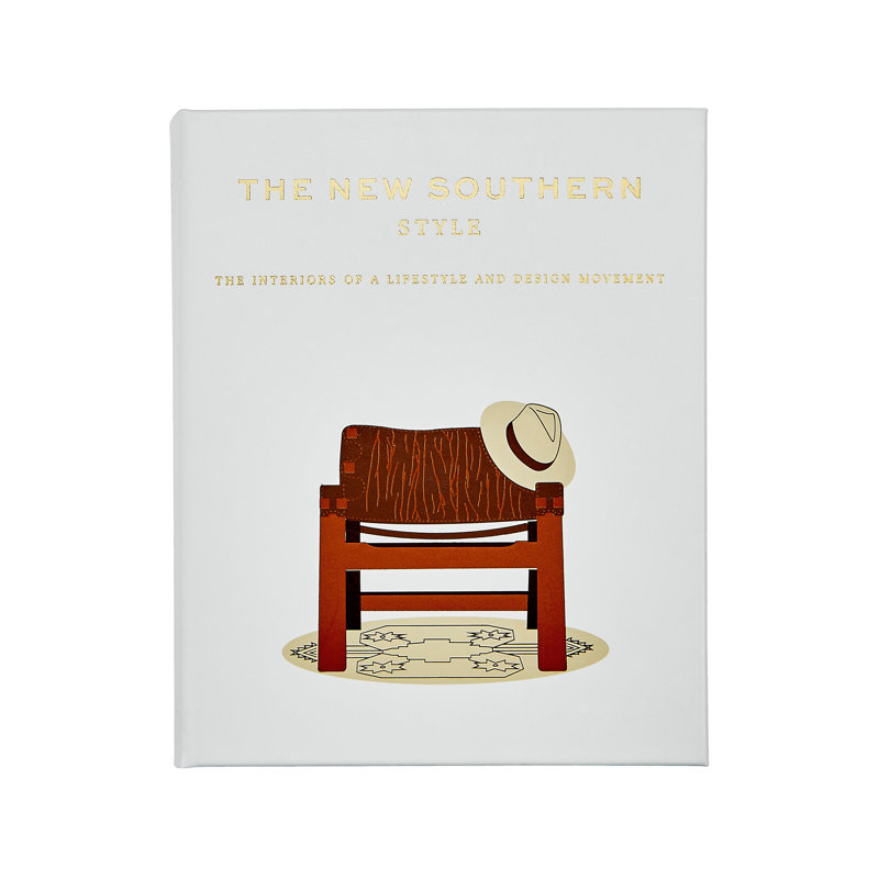 Graphic Image The New Southern Style: The Interiors Of A Lifestyle And Design Movement Coffee Book Table, Leather, Ivory