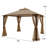 12 Ft. W x 10 Ft. D Steel Patio Gazebo-50495526