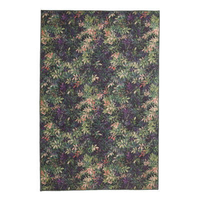 Clarke & Clarke Floral Digitally Printed 152cm X 230cm Area Rug