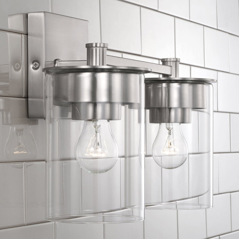 Mason 2 - Light Dimmable Vanity Light, Brushed Nickel