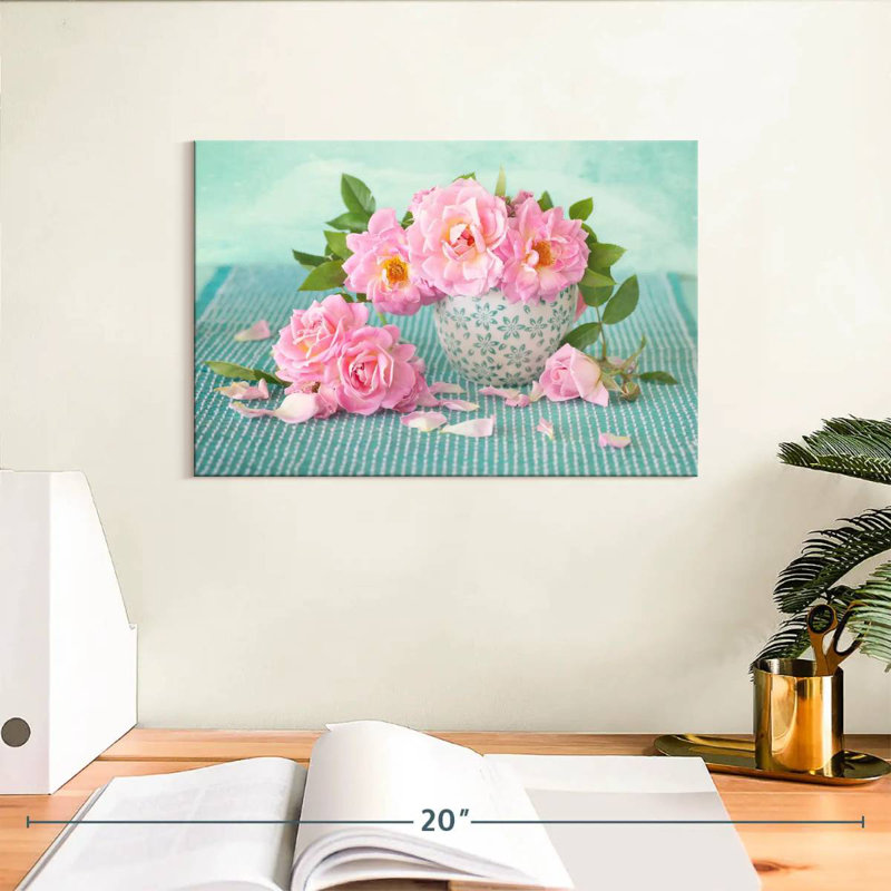 Harnek Teacup Roses, 8" H x 12" W