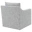 Fauteuil pivotant gris Merced