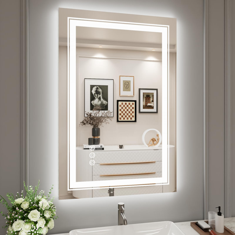 Miroir de salle de bain Maureene, 24 po x 36 po