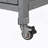 Foldable Outdoor Kitchen Island With Lockable Wheels, Storage, And Towel Rack For Patio Cooking, Grey-774948619