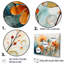 «Peach Transparent Botany Floral Elegance - Plants», reproduction d'art sur toile-506908686-506908681