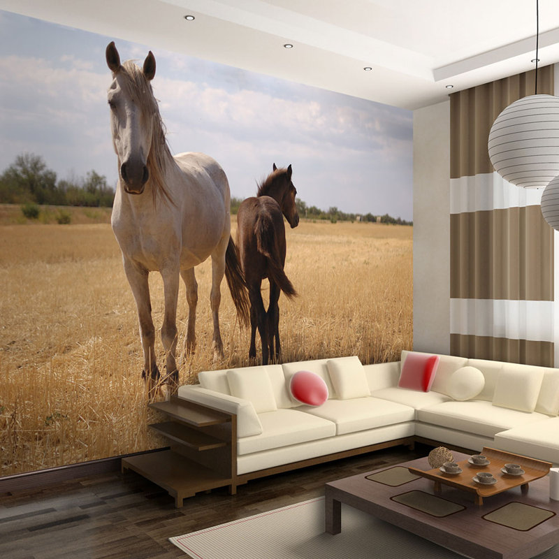 Horse and Foal Wallpaper, 300cm x 231cm