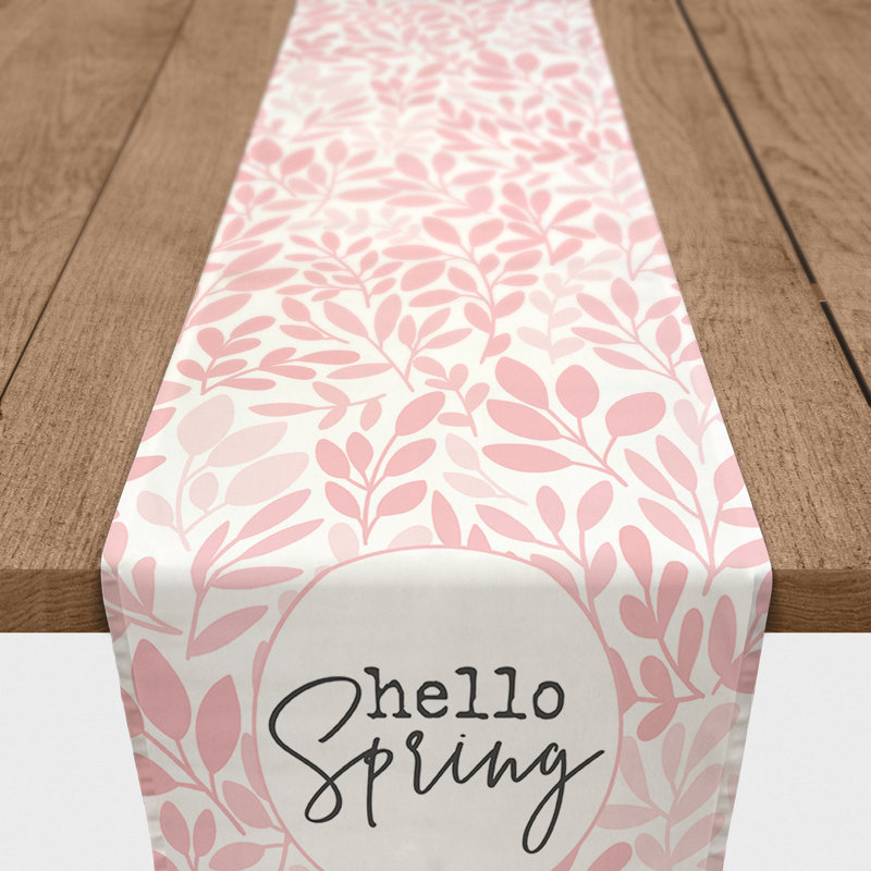 Khoury Hello Spring Table Runner, 90" x 16"