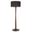 Lampe sur pied de 61 po en noyer avec grand abat-jour tambour en tissu de 19,7 po, lampe sur pied en bois massif pour salon, chambre à coucher, bureau et coin, homologuée UL, ampoule non incluse-1447933134