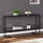 Luisdavid 52'' Glass Top Console Table-1261787062