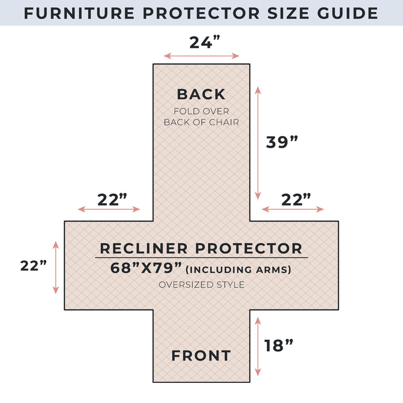 Burgundy Patchwork Quilted Recliner Furniture Protector