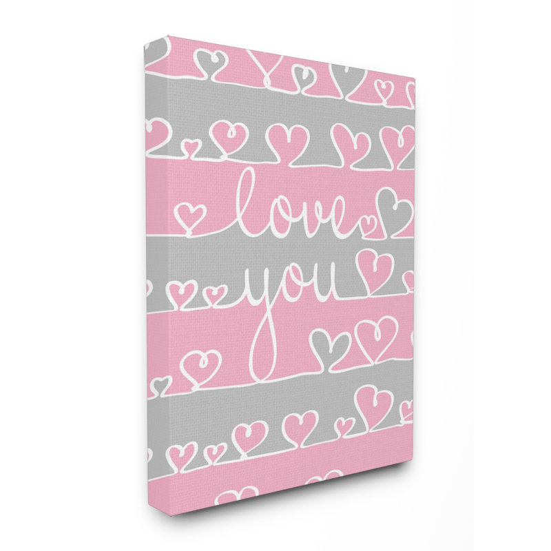Impression sur toile encadrée Gupton Love You, H 20 po x l 16 po