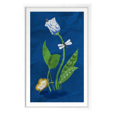 Spotted Tulip 3 (Orange) Print by Dana Gibson