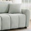 Canapé modulaire modulaire avec siège très grand, conception en ligne, repose-pieds mobile, mousse haute densité, combinaison libre, structure robuste pour une vie confortable