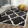 Capirano Geometric Wool Hand Woven Area Rug
