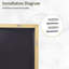 Miroir pleine grandeur 63 po x 20 po Miroir mural-358979643-358979645