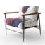 Chaise d'appoint Glam Feather-1502667574