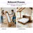 6" Tri-fold Memory Foam Mattress With Non-Slip Cover for Murphy Bed, Full-51646651