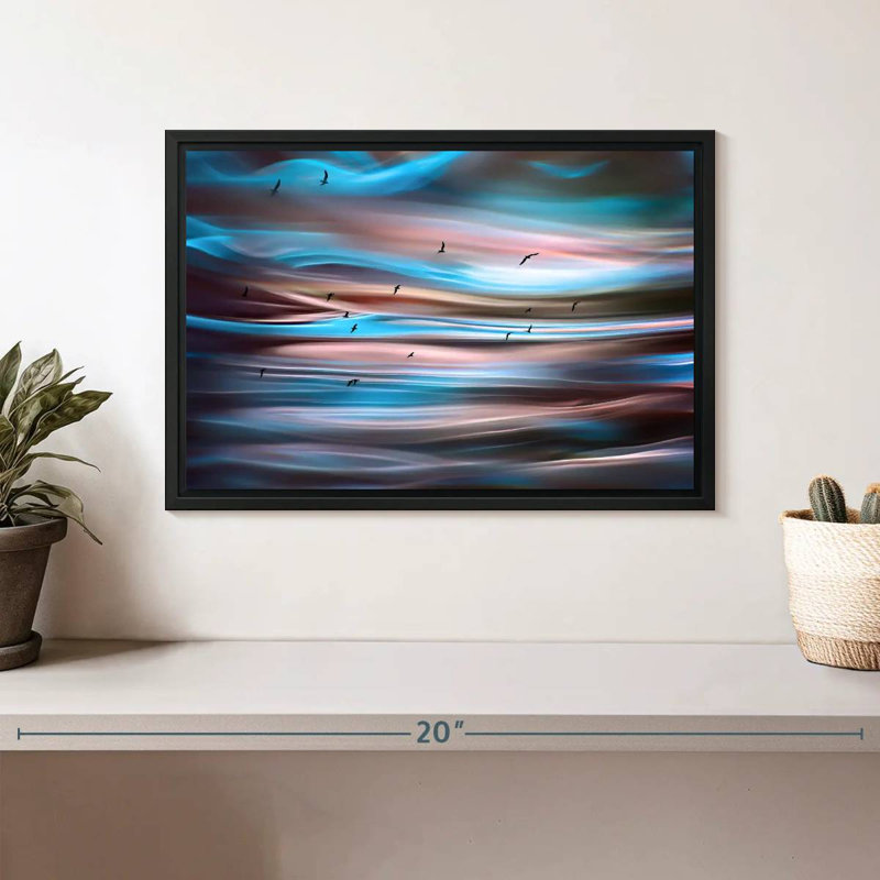 Brampt Sunset Birds I, 9" H x 13" W