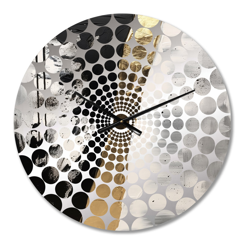 Yiming - Horloge murale peinture abstraite, Petit