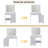 Notification Dressing Table with Mirror