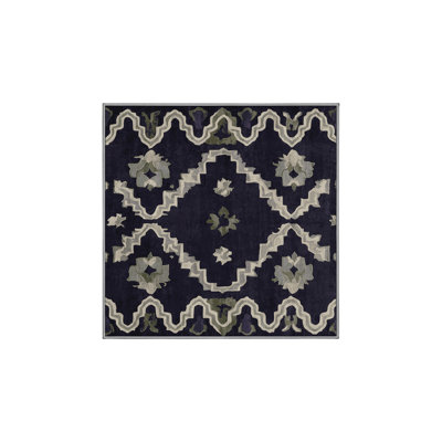 Tapis mauve lavable à la machine