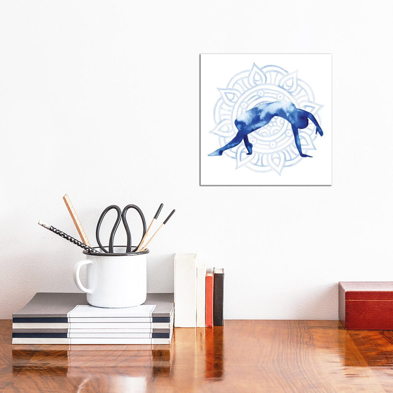 Yoga Flow V by Grace Popp - Wrapped Canvas Painting, 30.48 cm H x 30.48 cm W