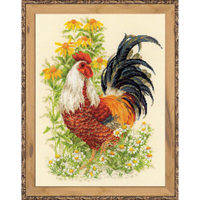 Riolis Counted Cross Stitch Kit Rooster R1479