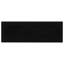 Tapis pour salle de bain réversible 100% coton 17 x 24 po noir 3000 g / m² - et dense, lavable à la machine, aspect velours moyen, durable, antidérapant recommandé-1209168804