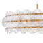 Rene 8 - Light Steel Dimmable Drum Chandelier