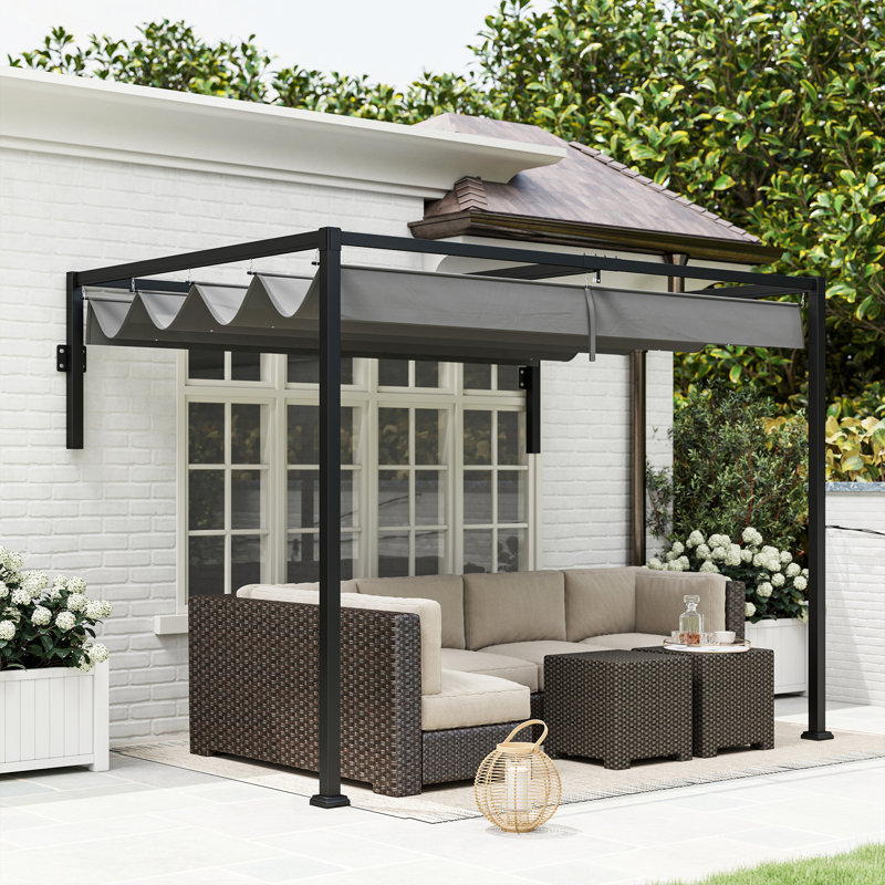 Bryceton 2.97m x 2.11m Steel Pergola