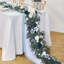 Guirlande d'eucalyptus artificiel avec rose-112899592