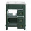 Meuble-lavabo avec lavabo en céramique, armoire avec 2 tiroirs et tablette réglable-35232081
