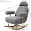 Chaise berçante Modern