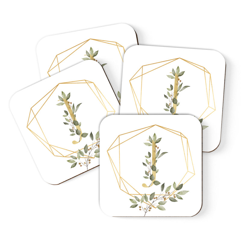 Sous-verres Café à monogramme, J