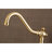 Kingston Vintage Double-Handle 2-Hole Wall-Mount Bridge Kitchen Faucet-138753586