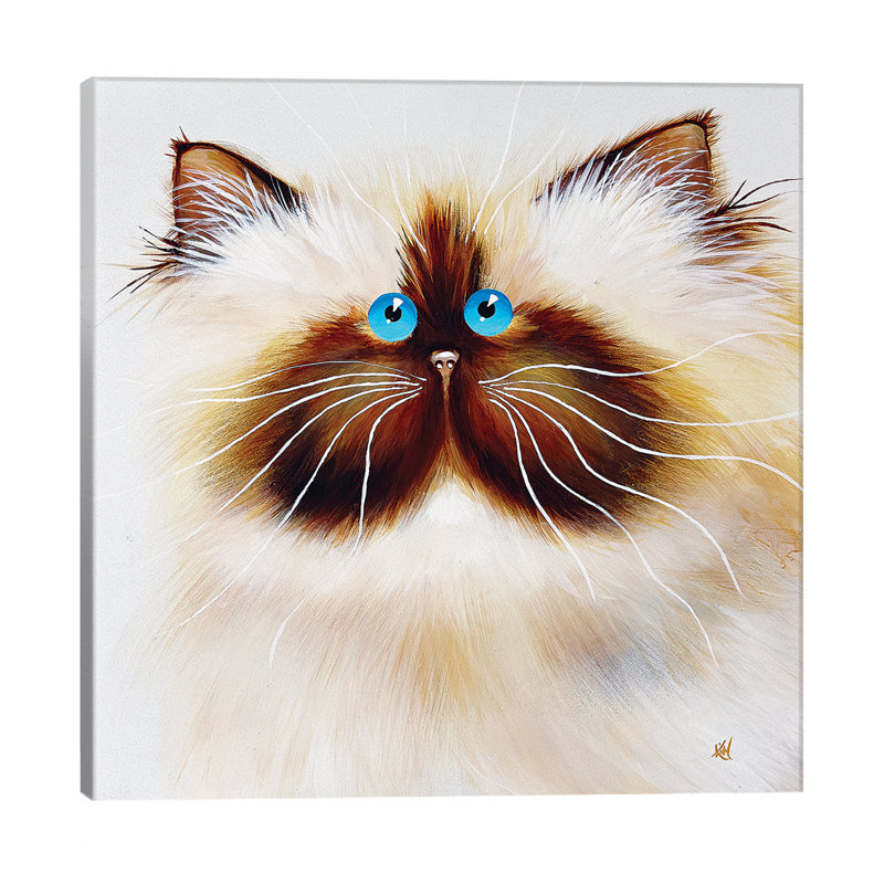 Gertrude - Wrapped Canvas Painting, 45.72 cm H x 45.72 cm W x 1.91 cm D