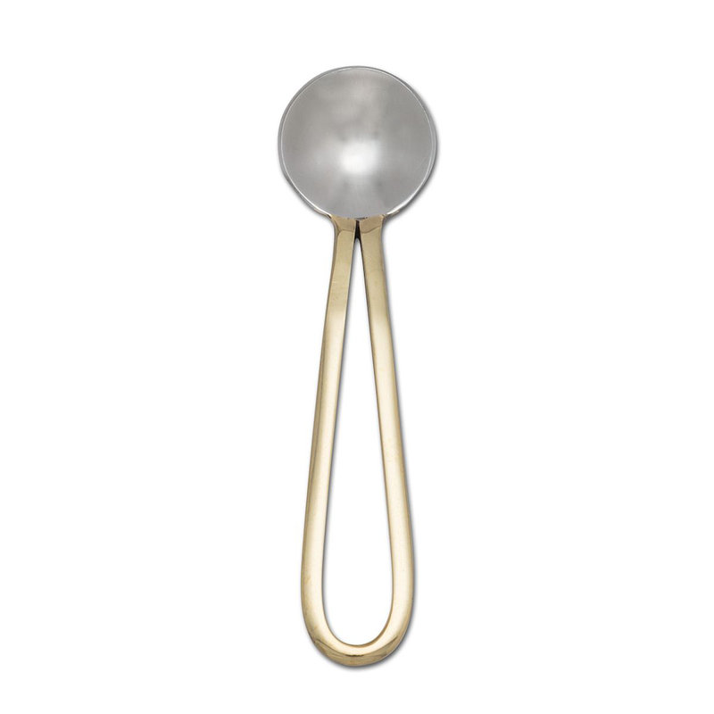 Cuillère à thé avec poignée en boucle
