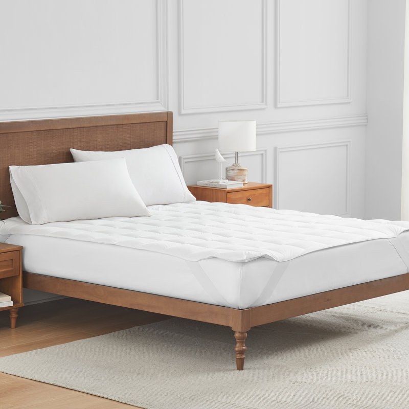 Cloud Embrace Down Mattress Pad By DOWNLITE - King, Queen