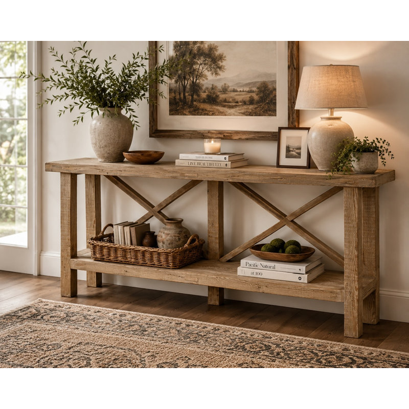 Musica 72.5'' W Solid Wood Console Table
