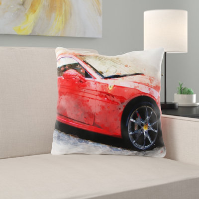 Outdoor Reversible Throw Pillow