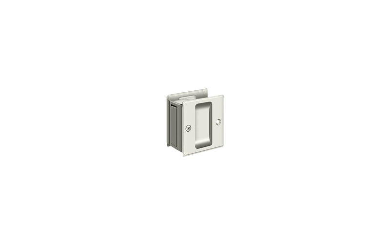 Pocket Door Hardware, Polished Nickel