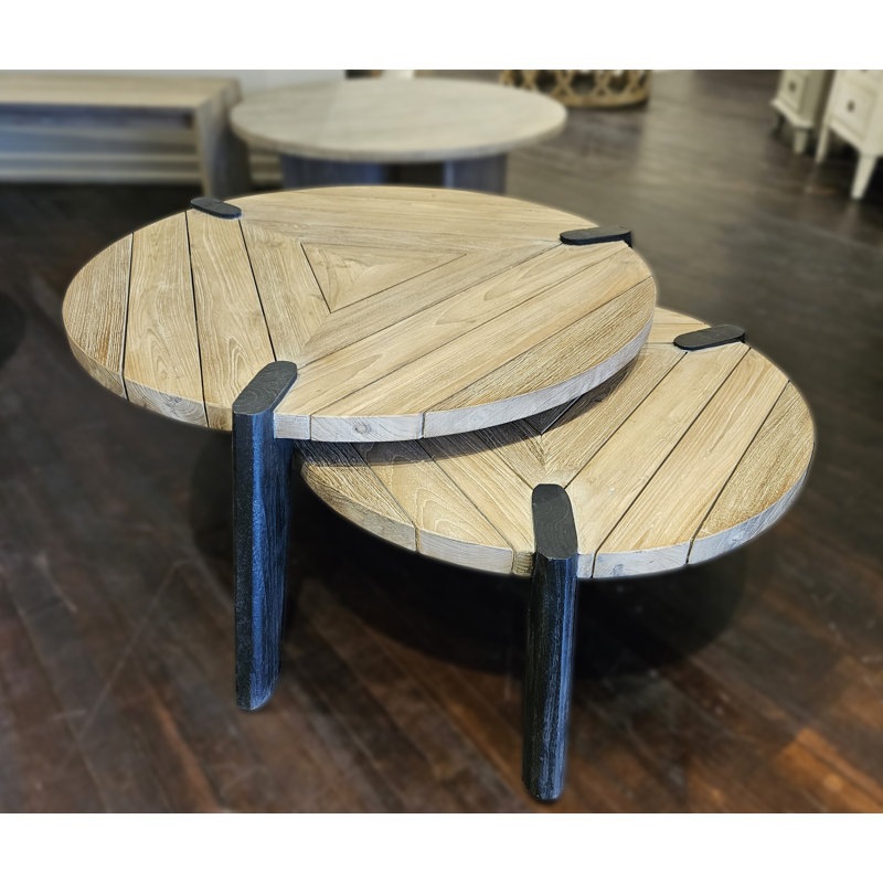 Trandon Teak Outdoor Chat Table