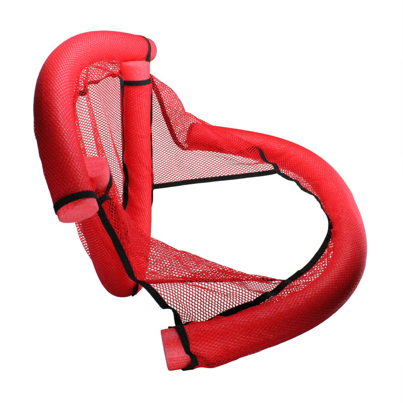 Siège flottant pour nouilles - 28 po - rouge et noir
