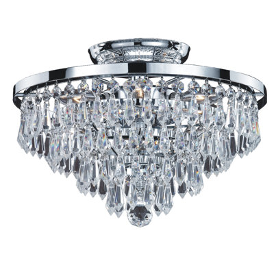 Delisle Crystal Semi Flush Mount