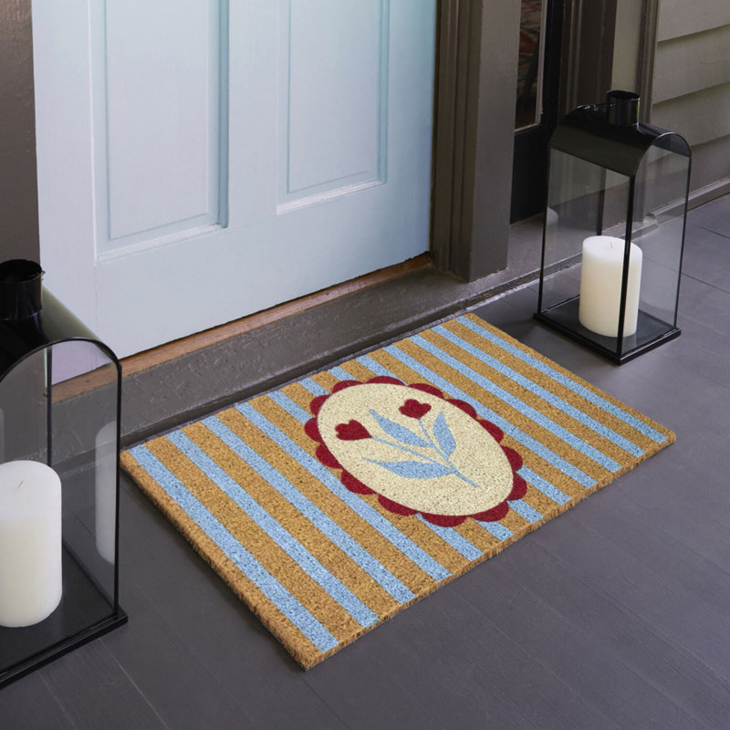 Feminine Flower 18" x 30" Doormat