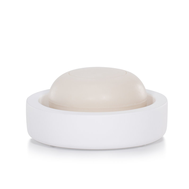 Domus White Matte Soap Dish
