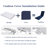 2-Piece Replacement Outdoor Recliner Cushion Set ( Cushion Only)-257352077