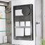 LED Large Rectangular Aluminum Alloy Surface Mount Medicine Cabinet With Mirror
