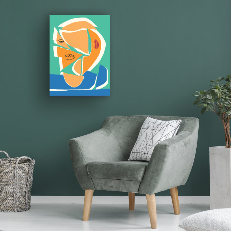 Art sur toile, Portrait de bolologien, H 14 po x l 19 po