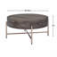 Table basse à tambour avec 1 tiroir